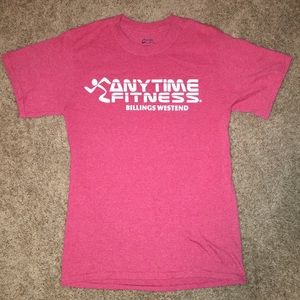 NEW Red Anytime Fitness Small T-Shirt